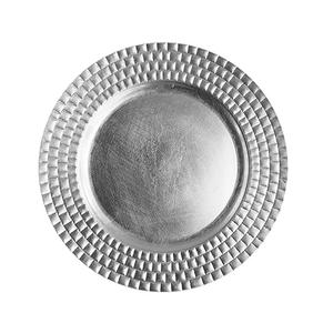 Assiette de service en métal gaufré - Product Image 6