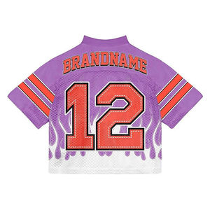 เสื้อยืดฮิปฮอปทรงปกติ ยูนิเซ็กซ์ คอวี พิมพ์ลายแบบซับลิเมชั่น ลายเรียบ ผ้าโพลีเอสเตอร์/คอตตอนผสม แห้งเร็ว ระบายอากาศได้ดี - Product Image 4