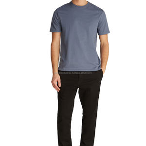 2025 alta calidad nuevo diseño Color sólido hombres camiseta logotipo personalizado 100% algodón Casual manga corta cuello redondo Camiseta para hombres - Product Image 6