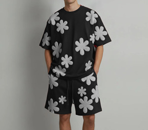 Custom Made Best Sale Price Men Summer Shorts Set Low MOQ Breathable <b>T</b> Shirt With Short Set - Product Image 3