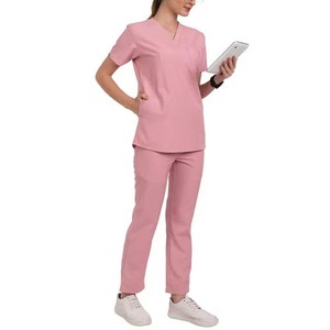 Washable quick dry trending demanding Medical <b>Scrub</b> <b>Set</b> anti shrink top trending anti pilling latest version Medical <b>Scrub</b> <b>Set</b> - Product Image 3