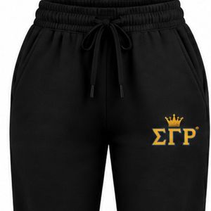 Pantalon de jogging personnalisé pour femme Sigma Gamma Rho, avec lettres grecques, en molleton athlétique, style décontracté streetwear, vente en gros - Product Image 3