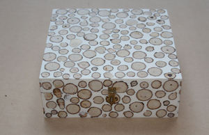 Decorative Resin Inlay Jewelry <b>Box</b> Natural Necklace <b>Earring</b> Storage Resin <b>Box</b> - Product Image 6