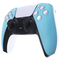 Pour PS5 Controller Shell - Heaven Blue Matte Couvercle supérieur de remplacement personnalisé pour contrôleur de jeu