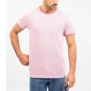 Camiseta de Hombre de Primera Calidad, Camiseta Más Vendida para Hombre, Color Sólido, MOQ Bajo, Camisetas Transpirables, Precio al por Mayor - Product Image 3