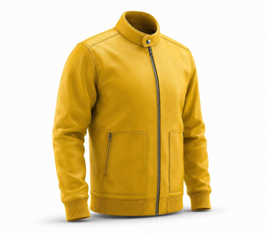 Veste en cuir de haute qualité pour hommes, très élégante et stylée - Product Image 3