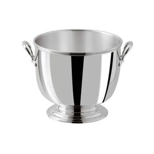 Seau à glace vintage français en argent plaqué, support à champagne, seau à vin gravé, accessoires de bar, porte-bouteille – Meilleur prix – Vente flash - Product Image 3