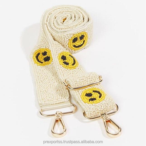 Bama correa hecha a mano con cuentas cinturón de hombro bordado personalizado bandolera manija semilla cuenta monedero Correa al por mayor - Product Image 6