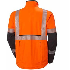 Detachable Reflective Safety Vest Jacket ANSI Class 1 LED Flash Waterproof Breathable for Construction Work - Product Image 2