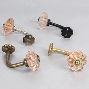 Sujetadores de Cortinas Estilo Perilla de Cristal Vintage para el Hogar, Accesorios Decorativos para Ventanas y un Elegante Toque para la Habitación - Product Image 1