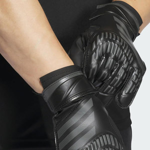 Football Goalkeeper Gloves <b>Full</b> Finger PU Leather Breathable Hook And Loop Closure Unisex Non <b>Slip</b> - Product Image 4