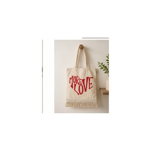 Sac fourre-tout en coton naturel 140 GSM avec logo personnalisé, 38x42 cm, imprimé, réutilisable, pour le shopping ou la plage, avec longues poignées, vente en gros, fournisseur OEM ODM - Product Image 3
