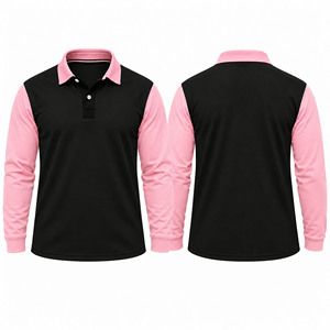 Camiseta de Rugby Personalizada para Hombre, Polo de Manga Larga, Jersey de Rugby de Algodón, Ropa Deportiva, Uniforme de Equipo, Fabricante Mayorista - Product Image 3