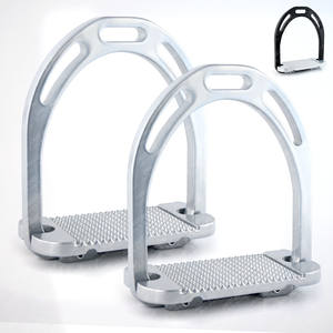 Nuevos suministros para equinos occidentales, estribos de seguridad, cama de pie ergonómica, peso ligero, antideslizante, equipo de equitación de grado profesional - Product Image 4