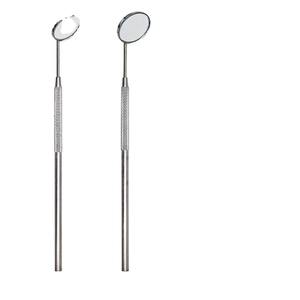 Miroir dentaire manuel de haute qualité, instrument transparent pour examen buccal, soins d'hygiène, réflexion, acier inoxydable durable, réutilisable, CE - Product Image 3
