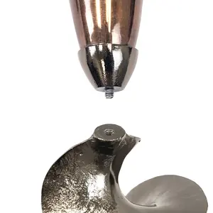 Jarrón de Hierro con Acabado Dorado Premium, Diseño Costero, Ecológico, Centro de Mesa Navideño, Adorno Decorativo, Suministro al por Mayor - Product Image 3