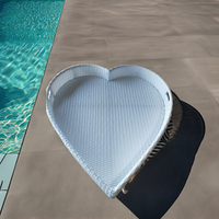 Plateau flottant en rotin de Bali de haute qualité pour piscines Design personnalisé Outils et accessoires de piscine faits à la main Commande minimale faible