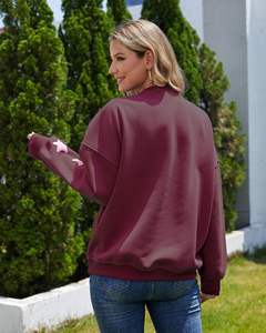 คอลเลคชั่นเสื้อผ้าใหม่ ออกแบบโลโก้ตามสั่ง เนื้อผ้าระบายอากาศได้ดี หนานุ่ม ไม่เป็นขุย ผ้าฝ้ายแท้ 100% เสื้อฮู้ดผู้หญิงสำหรับฤดูหนาว - Product Image 2