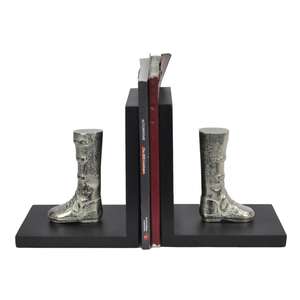 Sujetalibros de Metal Hechos a Mano, Accesorios de Escritorio, Sujetalibros Escultóricos Estilo Bota Fácilmente Móviles para Libros, Precio al por Mayor - Product Image 1