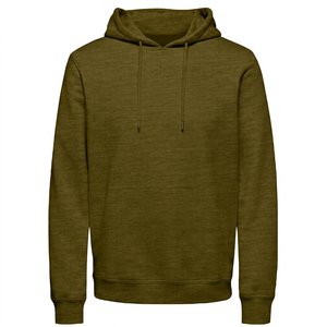 Sweat à capuche d'hiver vierge pour homme, de haute qualité, personnalisable avec logo imprimé ou brodé, écologique, coupe-vent et anti-rétrécissement, vente en gros - Product Image 3