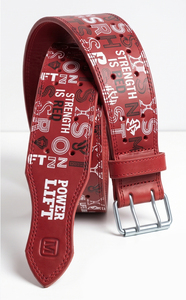 Power Bodybuilding Weightlifting Printed Belt Gym Trainer Heavy Duty 10MM Prong Sublimation Belt Gym Leather Belts Unisex - Product Image 3