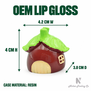 Brillo Labial OEM de Resina con Forma de Casa de Hadas, Alta Calidad, Bajo MOQ, Diseño Personalizado a Medida - Product Image 1