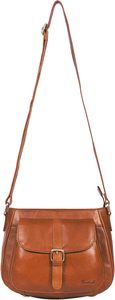 High Demand Women's Genuine Leather Crossbody Bag Classic Style Zipper Closure Black Satchel Daily Use From India - Product Image 2