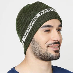 Bonnets en laine mélangée unisexes les plus vendus avec broderie 3D, tissu doux à séchage rapide, design personnalisé - Product Image 5