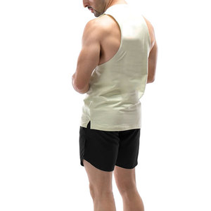 2026 Gym Spandex Vest <b>Men</b> Casual Wear Fashion Vintage Seamless Tank Top Activewear O Neck Streetwear Cut Off Side <b>Singlet</b> - Product Image 6