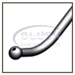 IA 21G Straight Tip with Ball for Coaxial System Ophthalmic Irrigation Aspiration Cannula Cataract Tool By <b>Blush</b> Surgical - Product Image 4