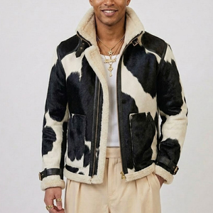 Light Weight And Quick Dry Material Made Cowhide <b>Leather</b> <b>Jackets</b> Premium <b>Leather</b> Made Best Style <b>Men</b> <b>Leather</b> <b>Jackets</b> - Product Image 1