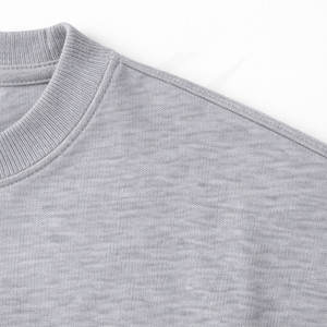 เสื้อยืดคอกลมแขนสั้นผ้าคอตตอนหนา 200gsm สีพื้นลำลองสำหรับผู้ชายไซส์ใหญ่ รับผลิตแบบ Private Label - Product Image 5