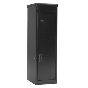 Boîte aux lettres en acier galvanisé à double compartiment avec serrure à code et à clé pour la livraison de colis à usage extérieur - Product Image 4