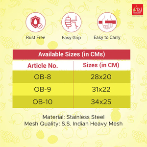 Panier à fruits ovale en acier inoxydable, plateau de rangement multi-usages en maille pour ustensiles de cuisine - Product Image 3