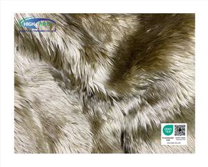 Fourrure synthétique en polyester à poils longs tricotée de haute qualité, couleur or brun, pour tapis, jouets, vêtements, tissus et textiles de maison - Product Image 2