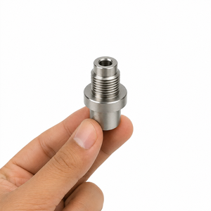 Componentes Metálicos de Precisión Mecanizados por CNC de Acero Inoxidable Personalizados, Conector Roscado para Engranajes, Equipo Industrial OEM China - Product Image 4