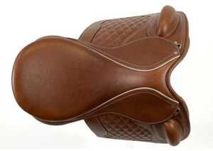 Selle d'équitation anglaise professionnelle pour dressage et saut d'obstacles, en cuir véritable, personnalisable, directement de l'usine, authentique et internationale - Product Image 4