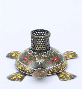 Soporte para bolígrafos de tortuga india de hierro ecológico para escritorio, precio económico - Product Image 1
