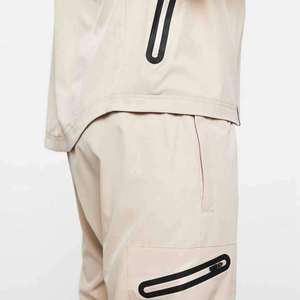 Conjunto Deportivo Casual Ligero de Nylon para Hombre, Chaqueta Cortavientos de Color Sólido, Venta al Por Mayor, OEM - Product Image 6