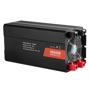 Inverter di Potenza a Onda Sinusoidale Modificata 5000W DC 12V AC 120V con 6 Prese AC, 2 Porte USB, 1 Porta Type C, Protezione da Sovratensione 15V, Display LCD - Product Image 1