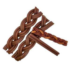 Bâtonnets tressés bio de 12 pouces pour chats, 100 % naturels, à base de pizzle de bœuf, riches en protéines et en vitamines, pour chatons et chats seniors - Product Image 1