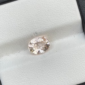 Morganita rosa natural de corte ovalado, piedra preciosa suelta de alta calidad, beryl rosa melocotón para la fabricación de joyas, morganita sin tratar. - Product Image 3