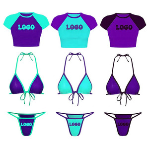 Conjunto de Bikini Personalizado de Secado Rápido y Transpirable para Mujer, Traje de Baño 2026, Bikini para Playa - Product Image 2