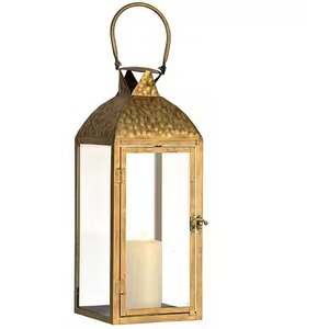 Lanterne en métal décorative pour table, porte-bougie pour mariage, fête, restaurant, hôtel, maison, jardin, centre de table - Product Image 3