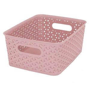 Cesta Organizadora de Plástico Elegante con Diseño de Malla Transpirable para Lavandería, Cocina, Baño y Almacenamiento en Armarios - Product Image 4