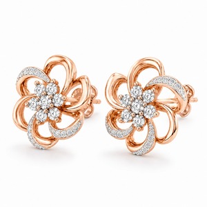 Pendientes de Oro Blanco con Diamantes en Forma de Pera, Joyería de Boda para Mujer, Engaste de Bisel, Estilo Clásico - Product Image 3