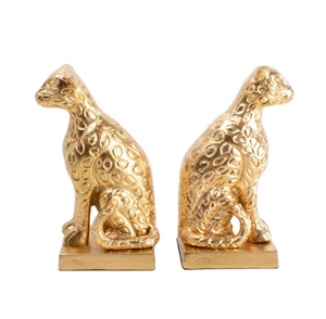 Vente chaude Exclusive Qualité Animal Figurine Sculpture Solide En Aluminium Serre-Livres pour Cadeau D'affaires pour Intérieur Objet Décoratif - Product Image 1