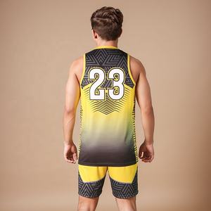 Ensembles de maillots et shorts de basketball personnalisés entièrement sublimés, maillots d'équipe à séchage rapide, uniformes de basketball unisexes, grandes tailles - Product Image 3