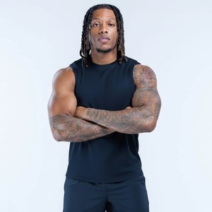 Débardeur de sport personnalisé pour homme, coupe ajustée, séchage rapide, anti-transpiration, pour l'entraînement - Product Image 6