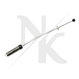 Pistolet magnétique/applicateur de bolus vétérinaire en acier inoxydable de haute qualité avec tête en caoutchouc courbée de 55 cm pour bovins, ovins, porcins et animaux - Product Image 4